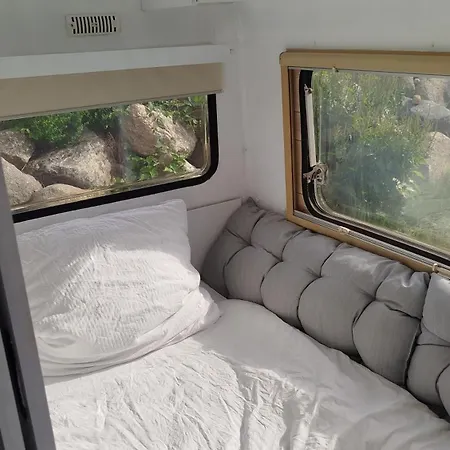 Heller Wohnwagen Auf Tierschutz Landhof Inmitten Der * Selmsdorf